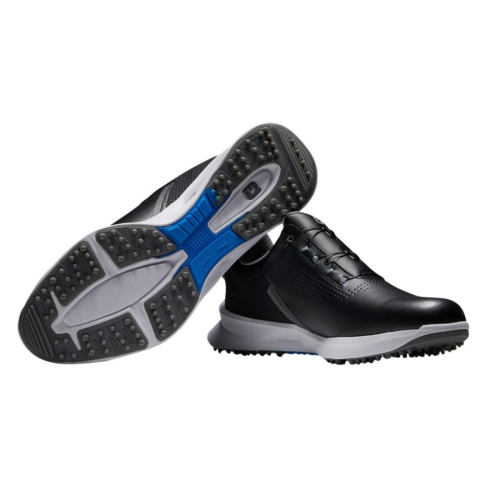 FootJoy Fuel BOA Spikeless Golf Shoes Previous Season Style Black/Black/Blue Jay - 23 Men