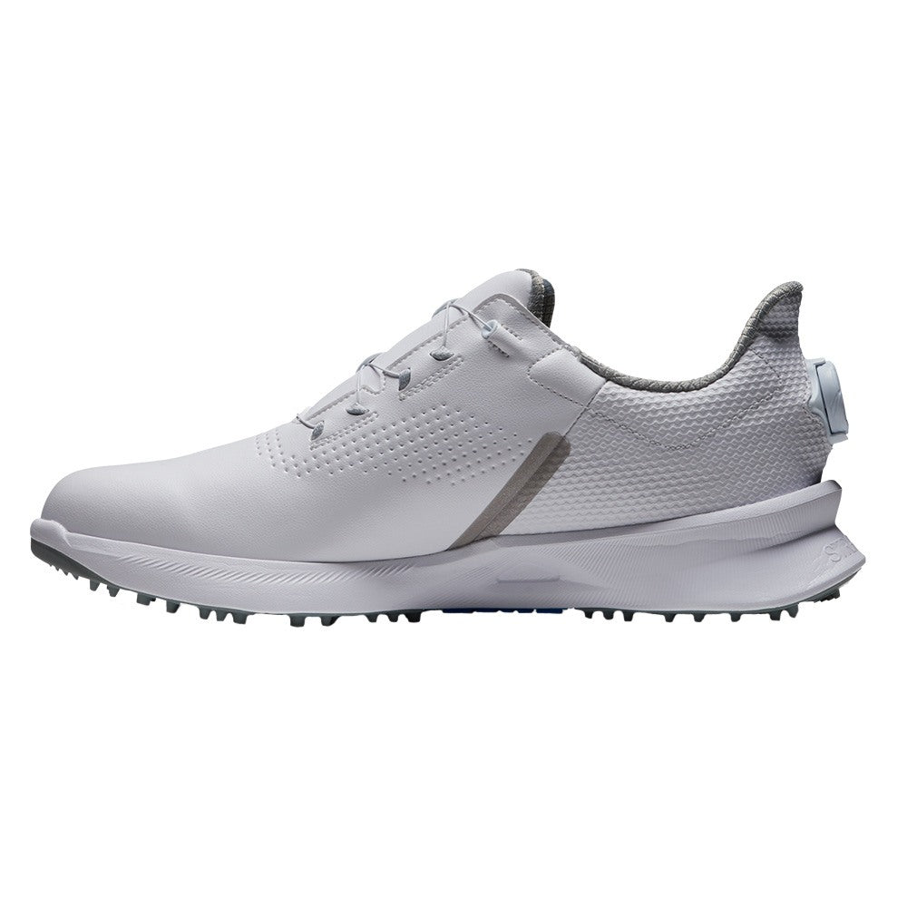 FootJoy Fuel BOA Spikeless Golf Shoes Previous Season Style White/White/Blue Jay - 23 Men