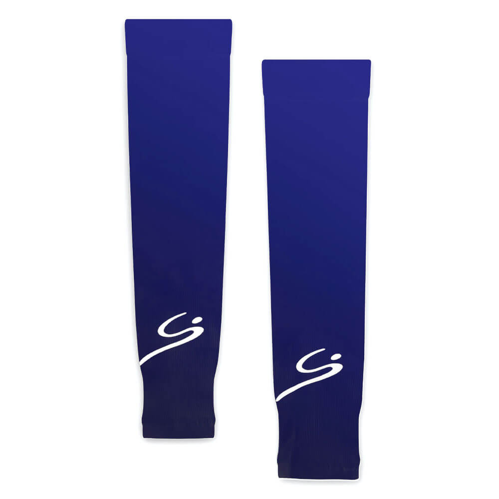 Golfio - Storyi Sun Arm Golf Sleeves Dark Navy/White - 25 Unisex